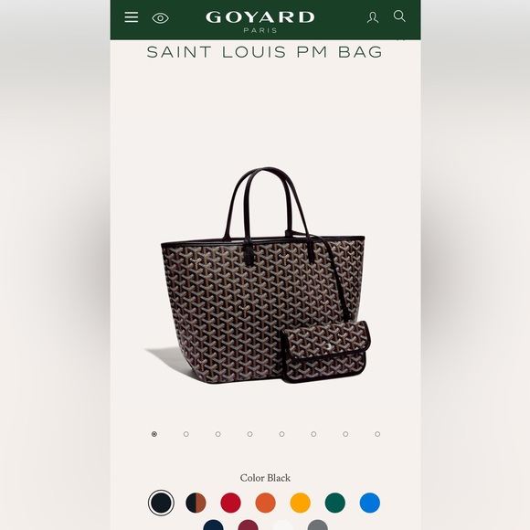 Goyard Handbags - Goyard Saint Louis PM bag (black color)